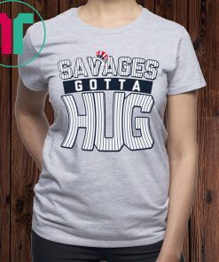 Savages Gotta Hug by Cameron Maybin x Bronx Pinstripes Tee Shirt