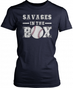 Savages In The Box Shirt Baseball Gift Tee Shirt
