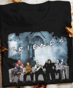 Friends IT Spooky Clown Jason Squad Halloween Horror Funny Halloween Scary Costume Unisex 2019 T-Shirt