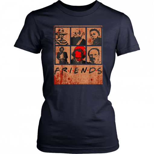 Scary Friends Horror Movie Creepy Halloween 2019 T-Shirt