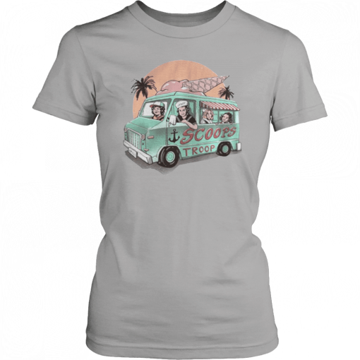 Scoops troop ice cream truck shirt mens Unisex T-Shirt