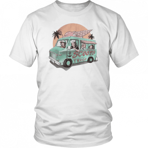 Scoops troop ice cream truck shirt mens Unisex T-Shirt