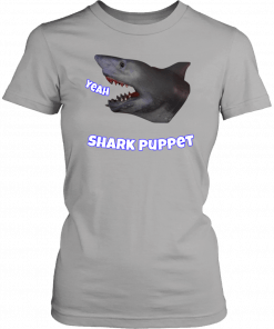 Shark puppet shark merch Funny Tee Shirt