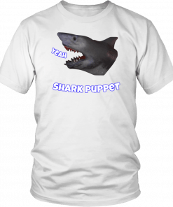 Shark puppet shark merch Funny Tee Shirt