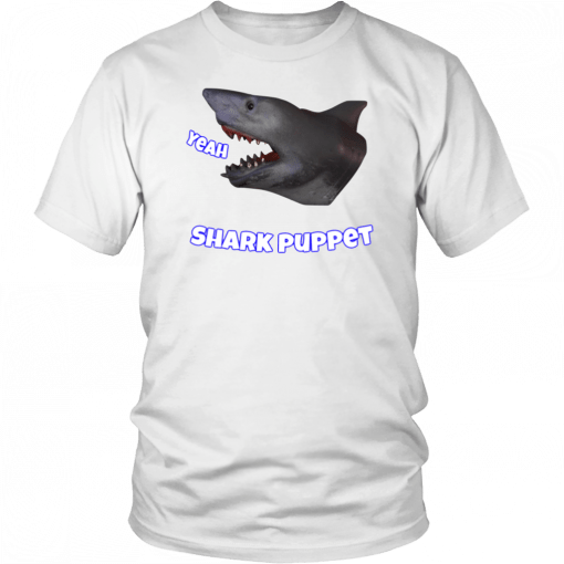 Shark puppet shark merch Funny Tee Shirt