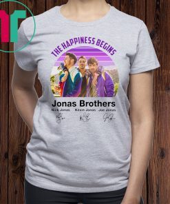 Signatures The Happiness Begins Jonas Brothers T-Shirt