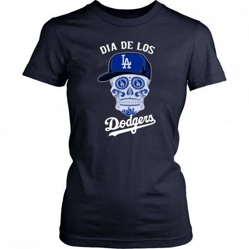 Skull Dodgers Dia de los Dodgers Unisex T-Shirt