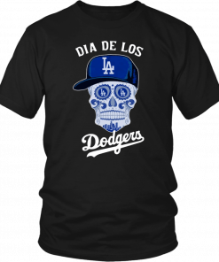 Skull Dodgers Dia de los Dodgers Unisex T-Shirt