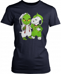 Snoopy And Grinch Fushion Peanuts How The Grinch Stole Christmas Fans Shirts