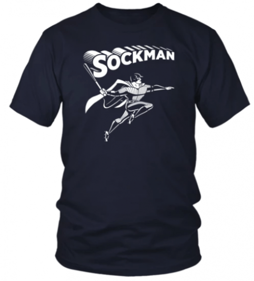 Socman Mike auchman the sock man new york yankess T-Shirt