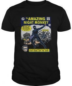 SpiderMan the amazing night monkey behold your friendly European hero shirt