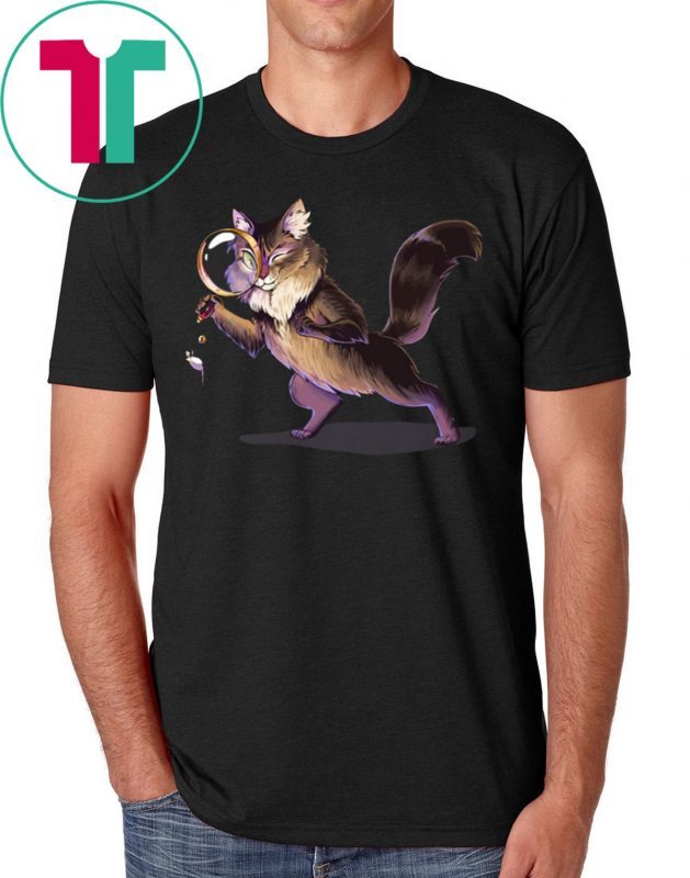 Starring Scraps McGee, Cat Detective Tee Shirt