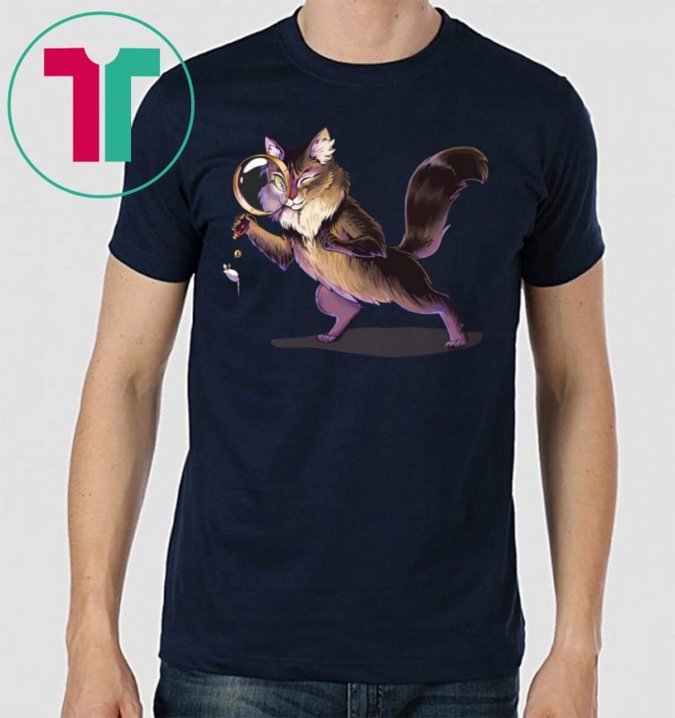 Starring Scraps McGee, Cat Detective Tee Shirt