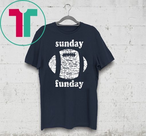 Sunday funday football shirt for mens womens kids