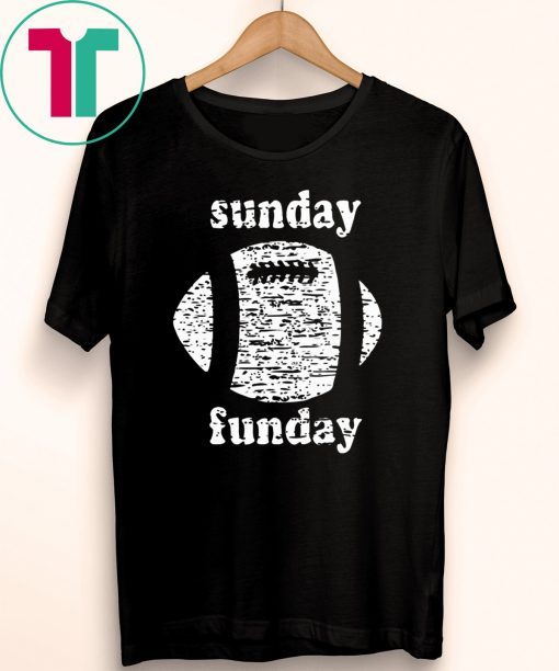 Sunday funday football shirt for mens womens kids