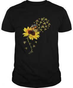 Sunflower Butterfly Jeep you are my sunshine shirt