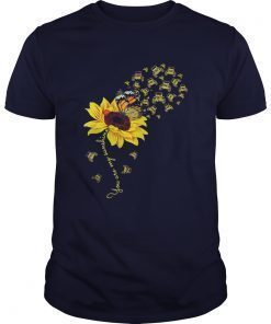 Sunflower Butterfly Jeep you are my sunshine shirts