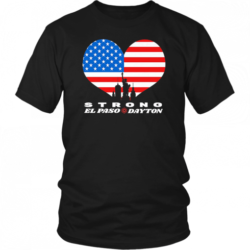 Support El Paso Dayton Strong Shirts USA Flag Premium T-Shirt