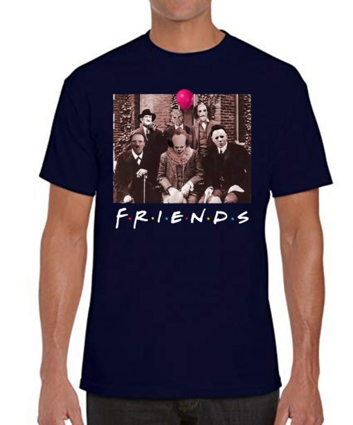 Team Psychodynamics Horror Characters Friends Classic T-Shirt