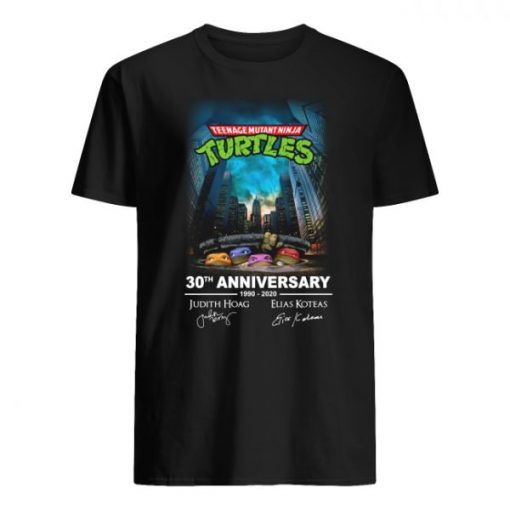 Teenage mutant ninja turtles 30th anniversary 1990-2020 signatures T-Shirt