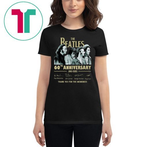 The Beatles 60th Anniversary Thank You For The Memories T-Shirt