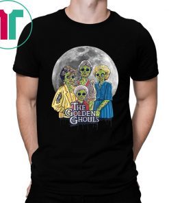 Vintage The Golden Ghouls Sunset Halloween Shirt