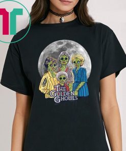 Vintage The Golden Ghouls Sunset Halloween Shirt