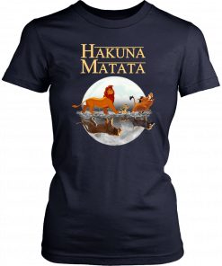 The lion king hakuna matata simba timon and pumba reflection Unisex T-Shirt