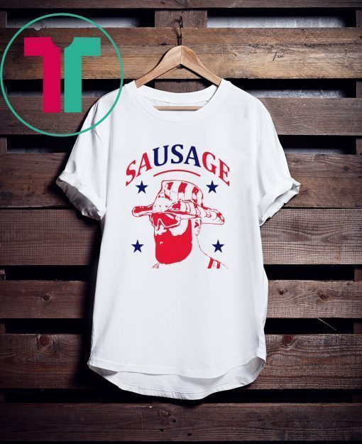 The saUSAge Anthony Sherman T-Shirt for Mens Womens Kids