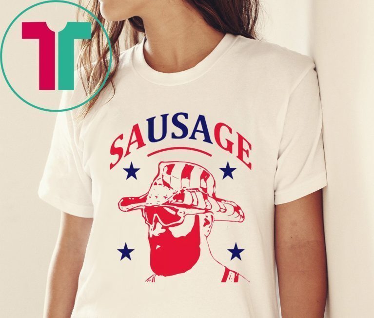 The saUSAge Anthony Sherman T-Shirt for Mens Womens Kids