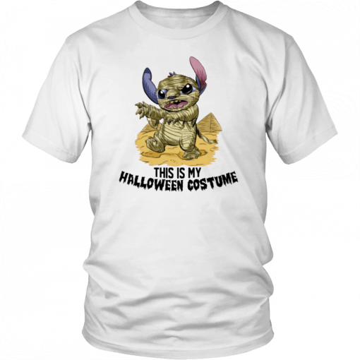 This Is My Halloween Costume Mummy Stitch T-Shirt