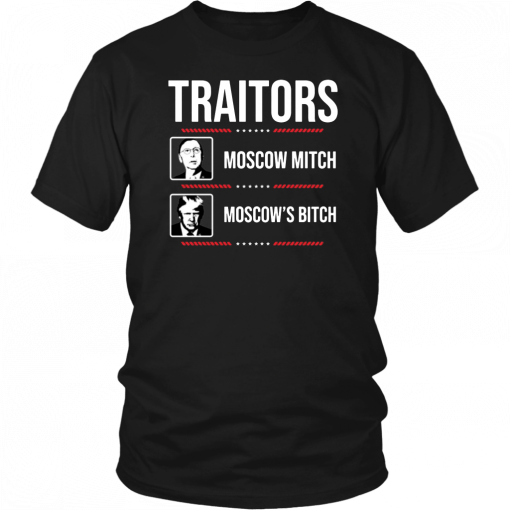 Traitors Ditch Moscow Mitch Impeach Trump 86 45 Tee Shirt