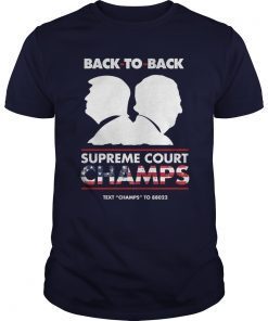 Trump And Mcconnell Back To Back Supreme Court Champs Shirt