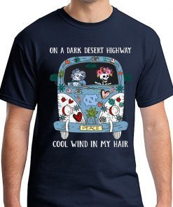 UNC On a dark desert highway cool wind in my hair t-shirt