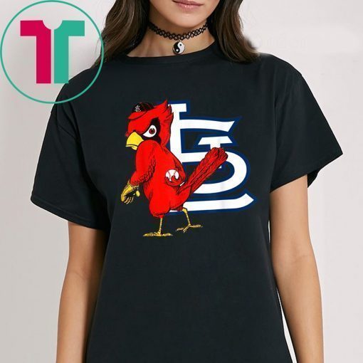 Cardinal Sports T-Shirt St. Louis Baseball Mascot T-Shirt