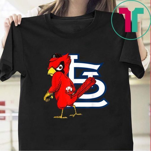 Cardinal Sports T-Shirt St. Louis Baseball Mascot T-Shirt