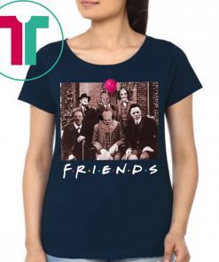 Friends IT Spooky Clown Jason Squad Horror T-Shirts