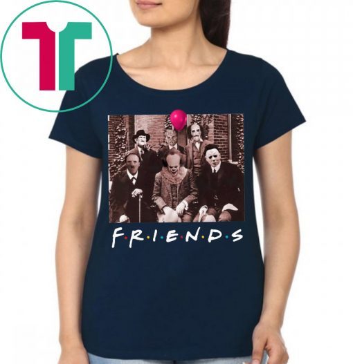 Friends IT Spooky Clown Jason Squad Horror T-Shirts