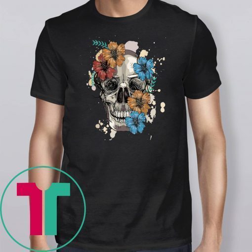 Skull and Flowers 2019 T-Shirt