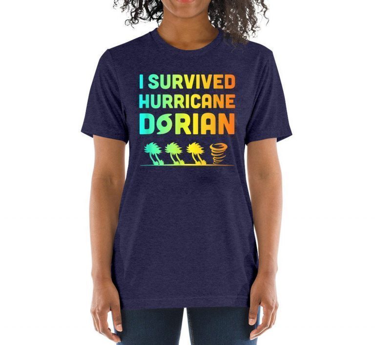 Hurricane Detroy Shirt Dorian I Survived Hurricane Dorian Unisex T-Shirt