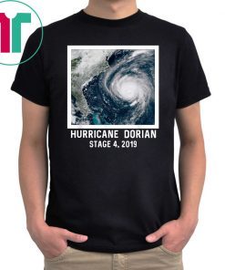 Florida Hurricane Dorian Stage 4 Natural Disaster Ocean 2019 T-Shirt