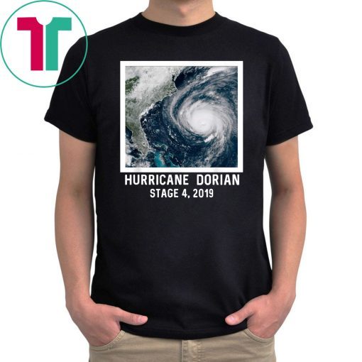 Florida Hurricane Dorian Stage 4 Natural Disaster Ocean 2019 T-Shirt