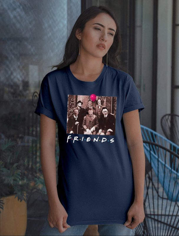 Mens Horror Halloween Team Friends Tee Shirts