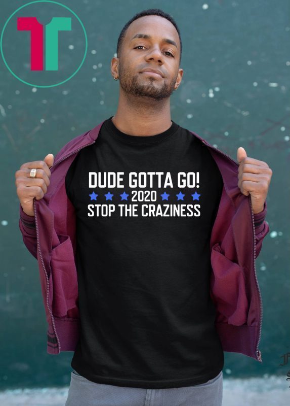 Dude Gotta Go Stop The Craziness 2020 Classic T-Shirt