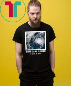 Florida Hurricane Dorian Stage 4 Natural Disaster Ocean 2019 T-Shirt