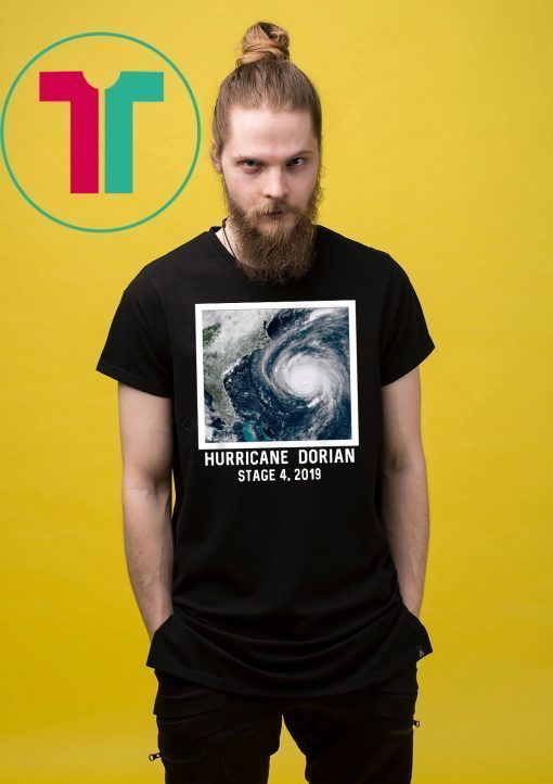 Florida Hurricane Dorian Stage 4 Natural Disaster Ocean 2019 T-Shirt