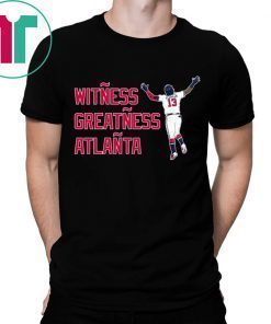 RONALD ACUÑA JR. SHIRT WITNESS GREATNESS ATLANTA T-SHIRT