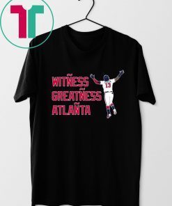 RONALD ACUÑA JR. SHIRT WITNESS GREATNESS ATLANTA T-SHIRT