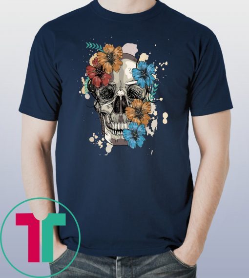 Skull and Flowers 2019 T-Shirt