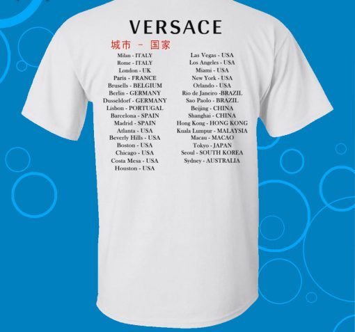 Versace China T-Shirt Back